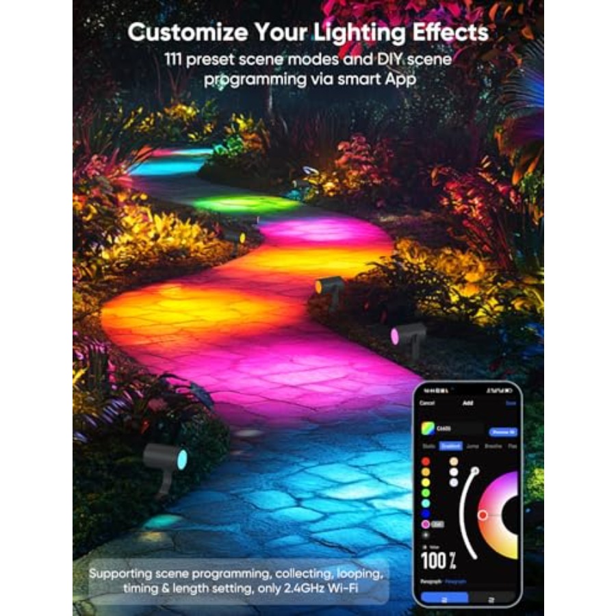 Outdoor Spot Light 00lm Smart  - Outdoor Lighting Kits Low Voltage avis et prix