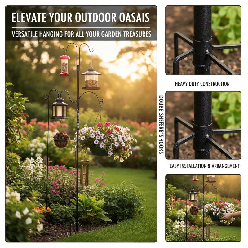 Shepherd's hooks, 8-pack, 2345 - Solar Lantern Hanging avis et prix