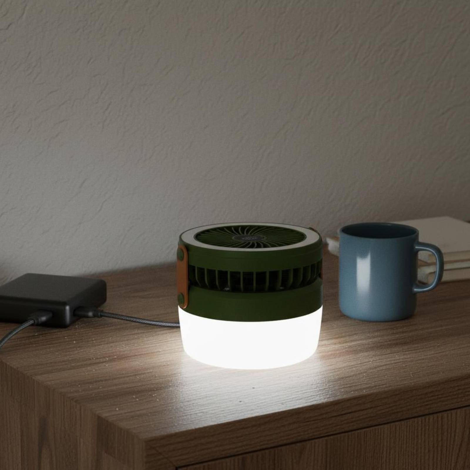 Solar Camping Fan Lantern Fold - Solar Lantern Hanging avis et prix