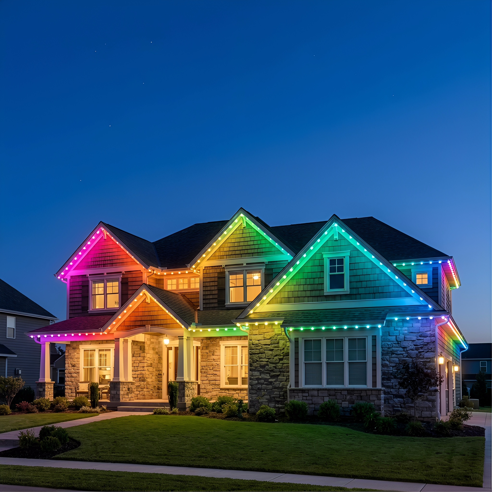 Permanent Outdoor Lights,100ft - Outdoor Lighting Accent avis et prix