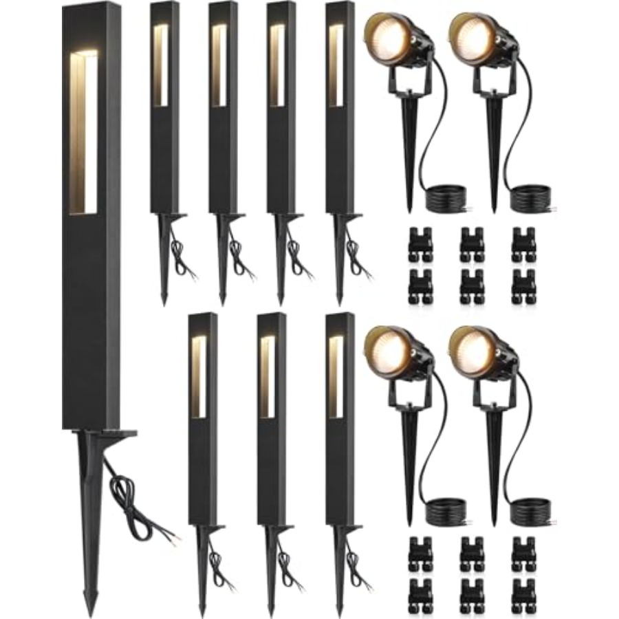 12-Pack Low Voltage Pathway Li - Outdoor Lighting Kits Low Voltage avis et prix