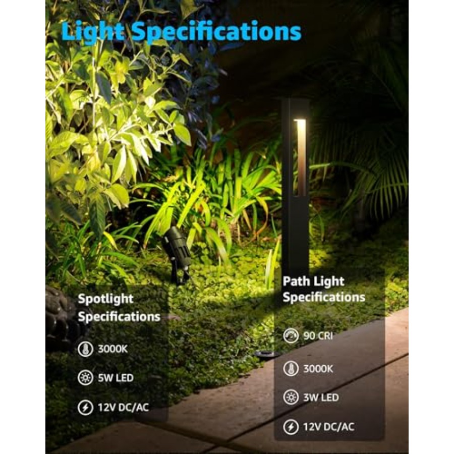 12-Pack Low Voltage Pathway Li - Outdoor Lighting Kits Low Voltage avis et prix