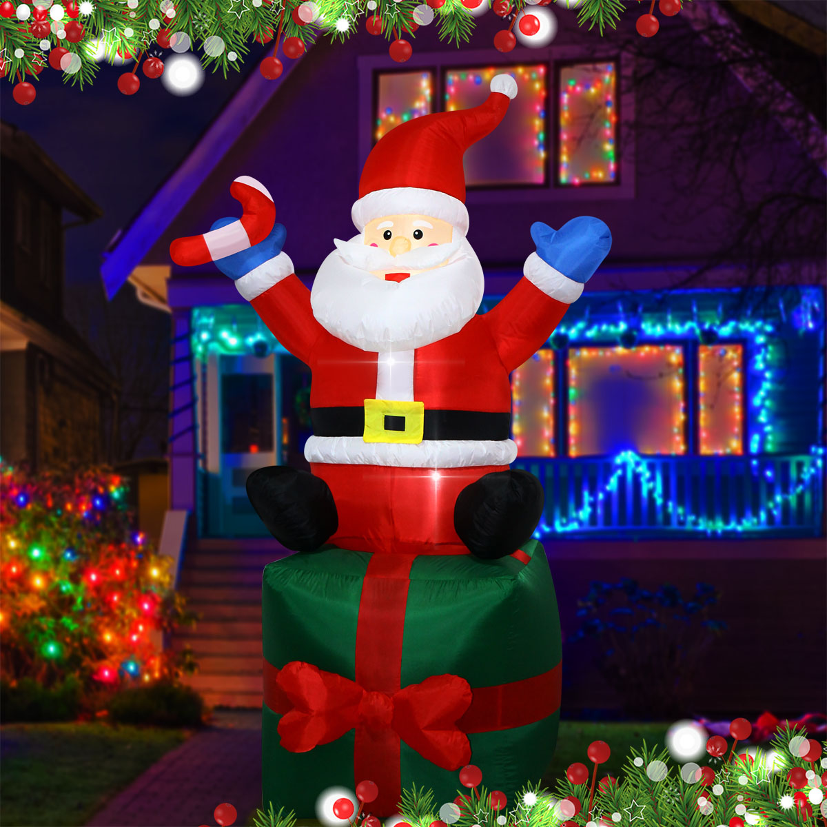 6 FT Christmas Inflatables San - Outdoor Lighting Box avis et prix