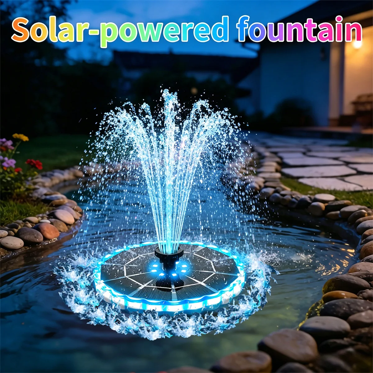 3.5W Outdoor Solar Fountain fo - Bollard Light Garden avis et prix