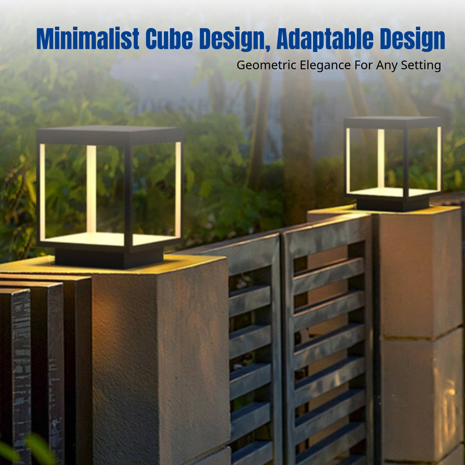 Modern Minimalist LED Pillar L - Post Cap Light avis et prix