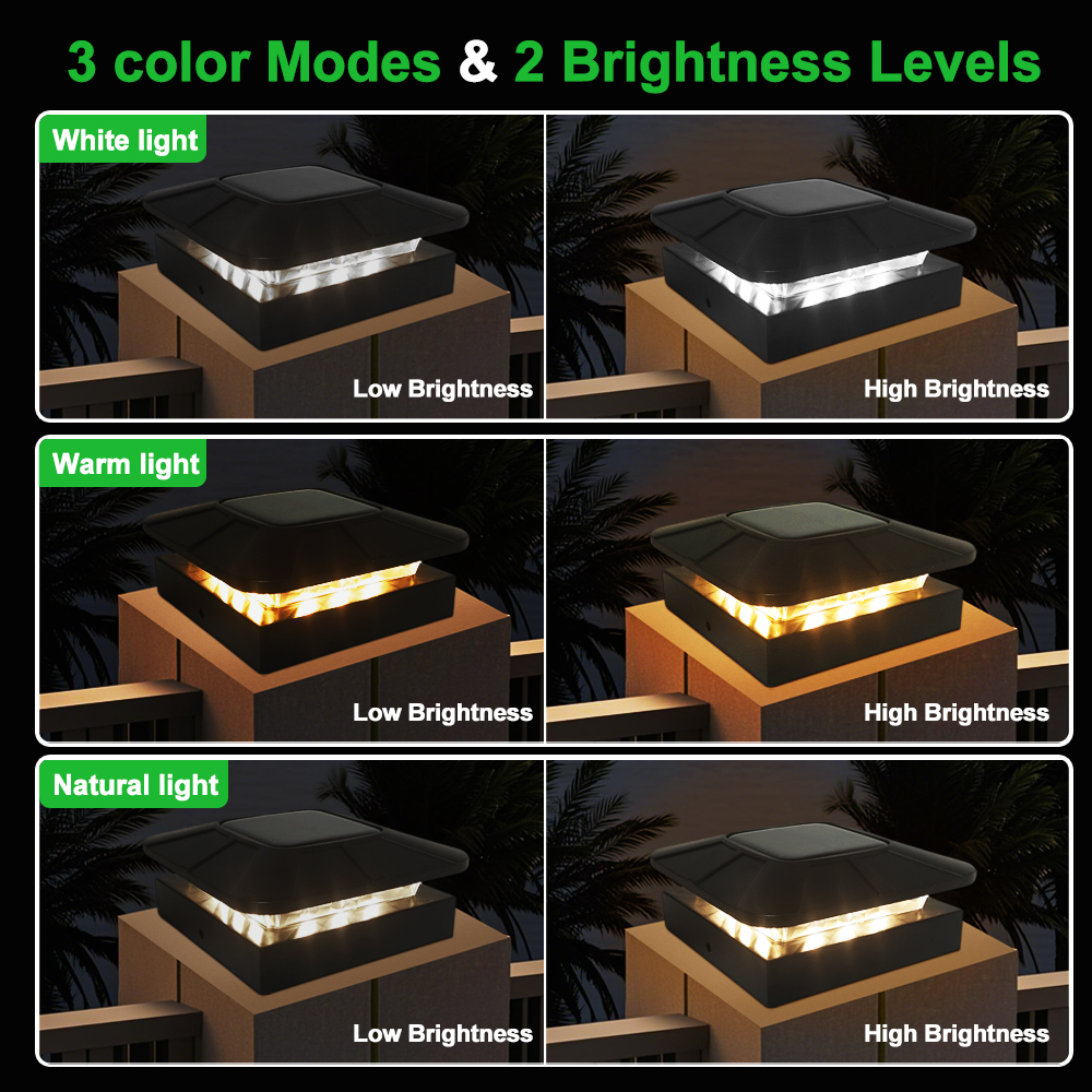Outdoor Solar Post Cap Lights  - Post Cap Light avis et prix
