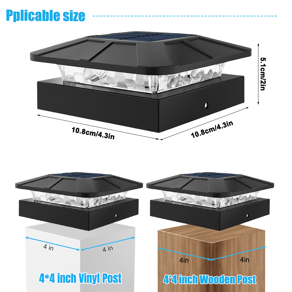 Outdoor Solar Post Cap Lights  - Post Cap Light avis et prix