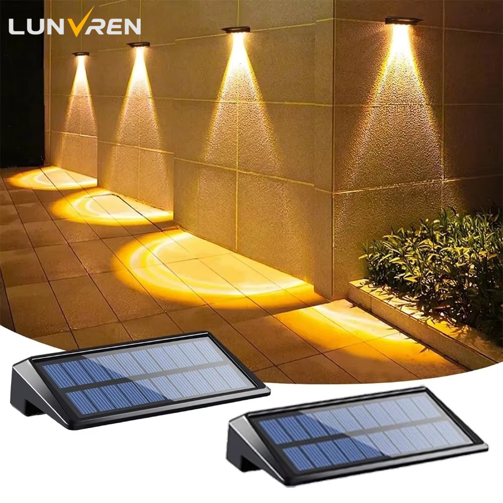 2 Pack Solar Wall Lights 4 LED - Post Cap Light avis et prix