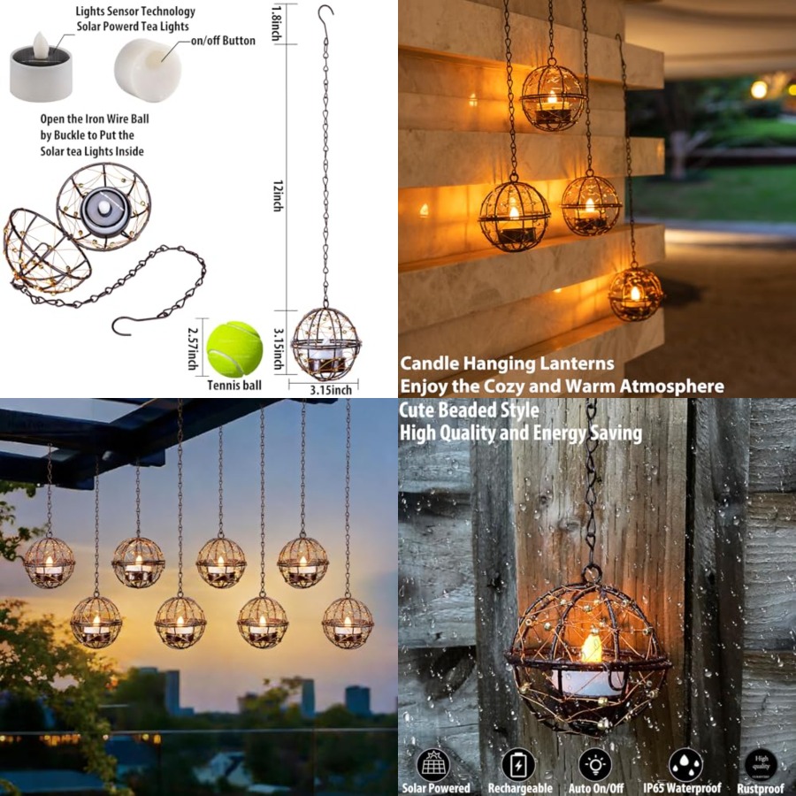 Outdoor Solar Hanging Lanterns - Solar Lantern Hanging avis et prix
