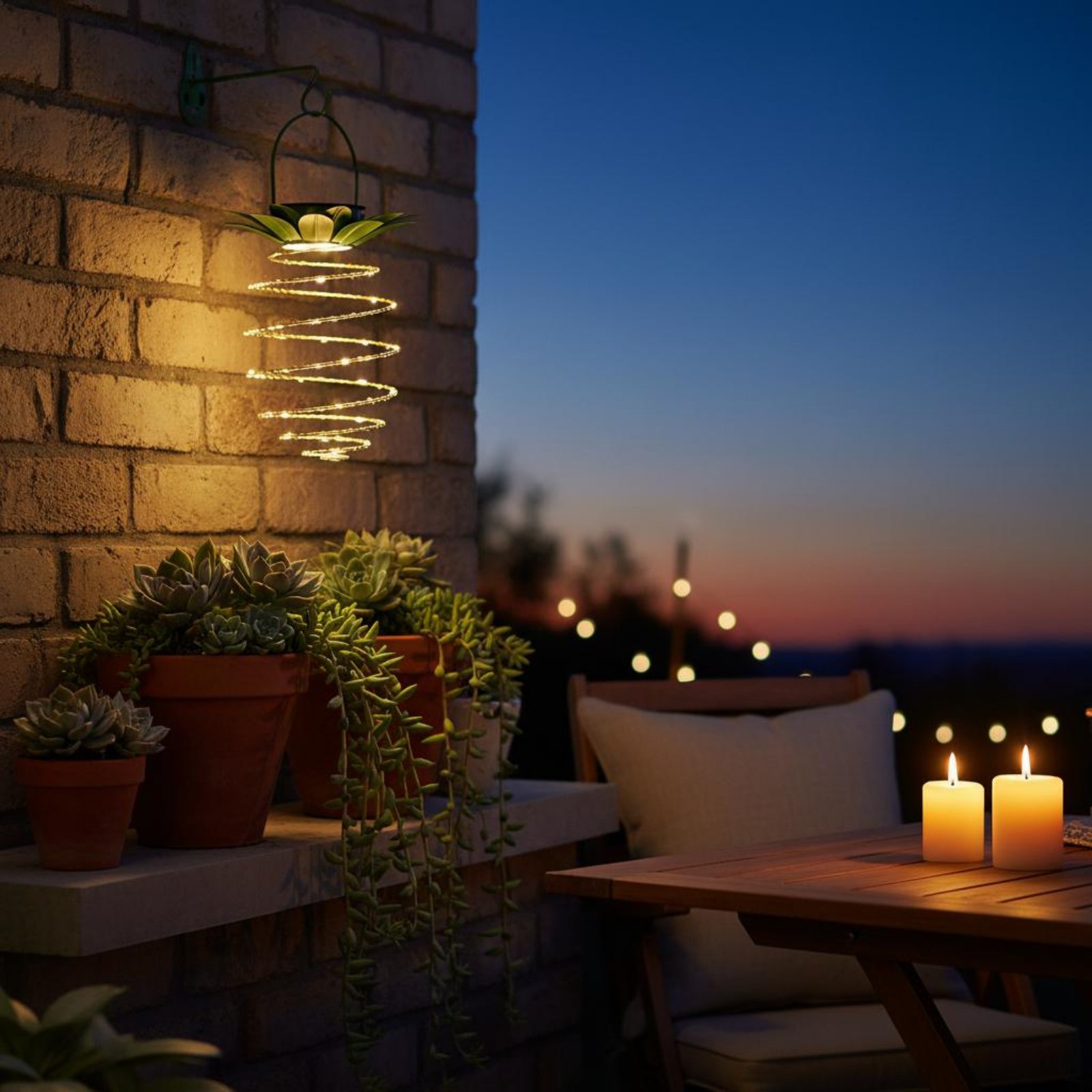 2 Pieces Solar Pineapple Lamp  - Solar Lantern Hanging avis et prix