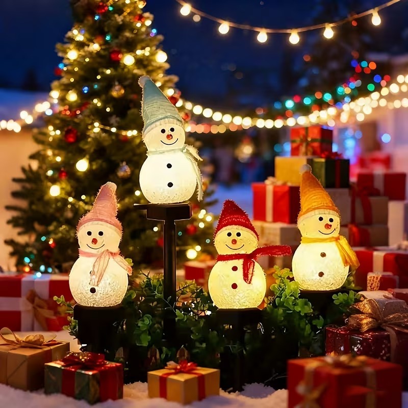 Aurooso Solar Powered Snowman  - Outdoor Lighting Accent avis et prix