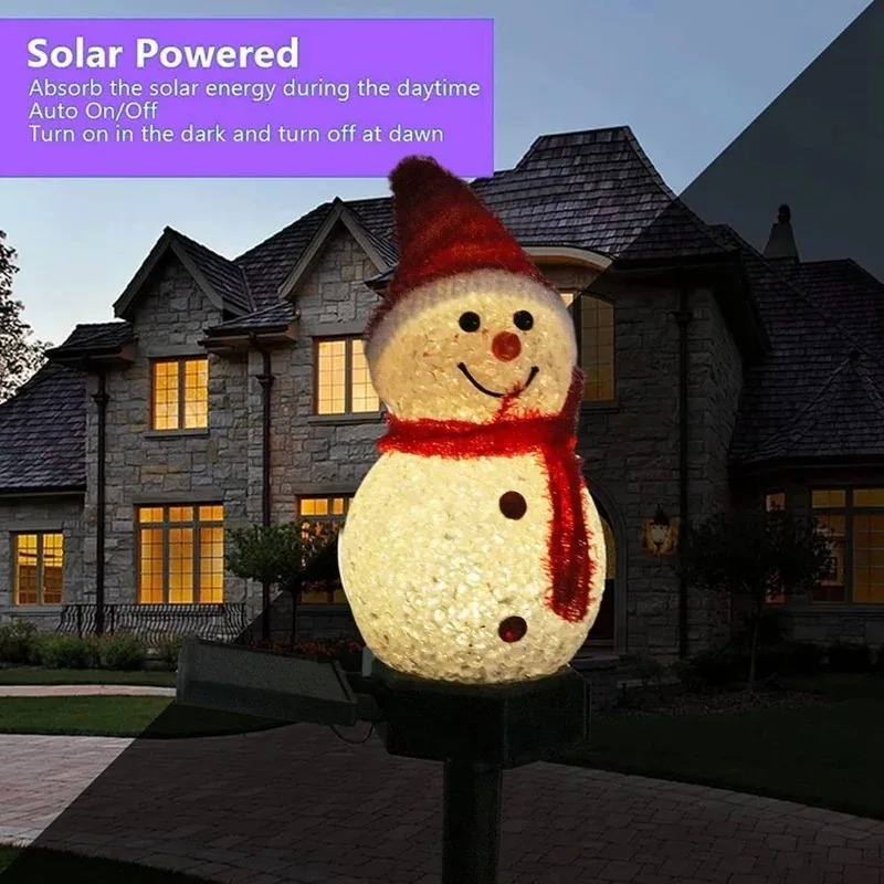 Aurooso Solar Powered Snowman  - Outdoor Lighting Accent avis et prix