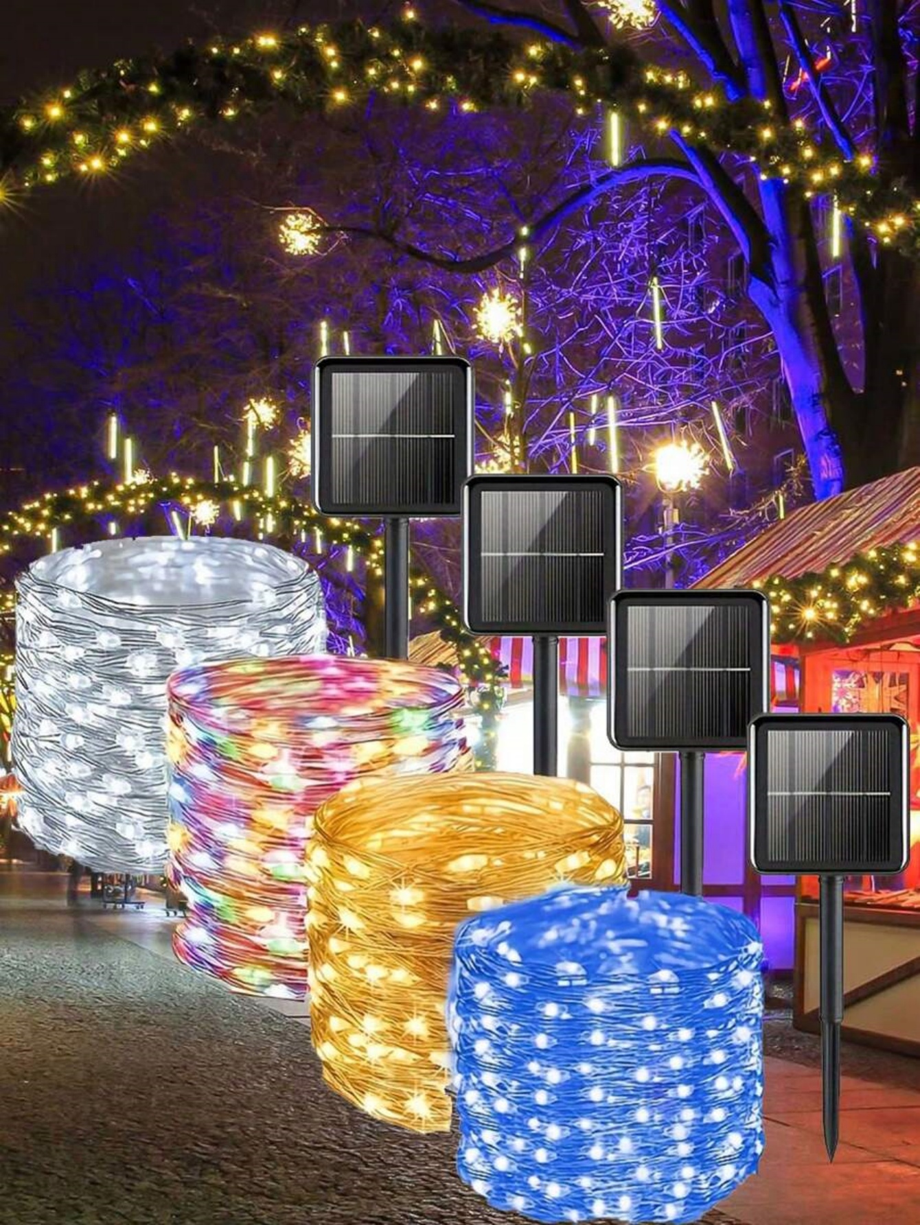 1pc 50/100/200/300LED Solar Fa - Outdoor Lighting No Wiring avis et prix
