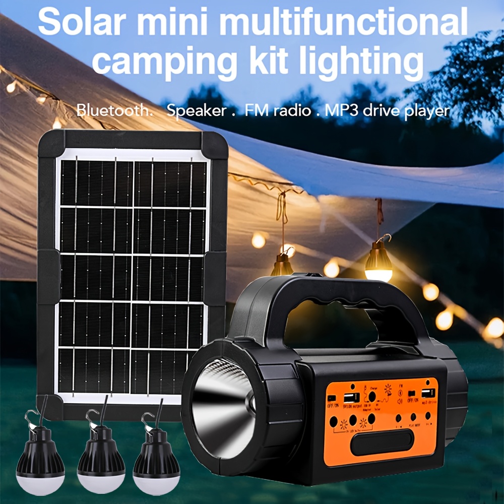 Solar Rechargeable Camping Lig - Outdoor Lighting No Wiring avis et prix