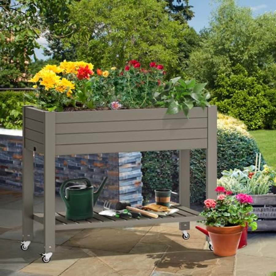 Outdoor elevated garden bed ki - Outdoor Lighting Box avis et prix