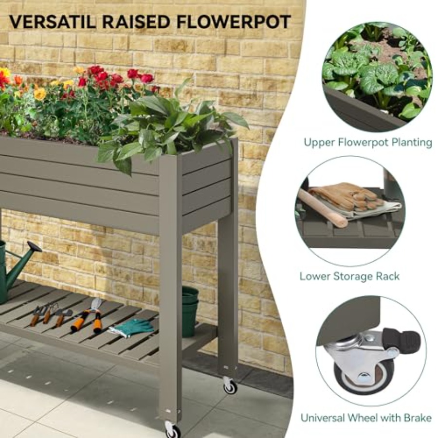Outdoor elevated garden bed ki - Outdoor Lighting Box avis et prix