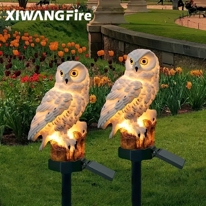 Solar Owl Statue Garden Light  - Bollard Light Garden avis et prix