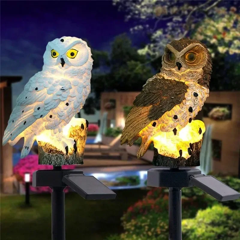 Solar Owl Statue Garden Light  - Bollard Light Garden avis et prix