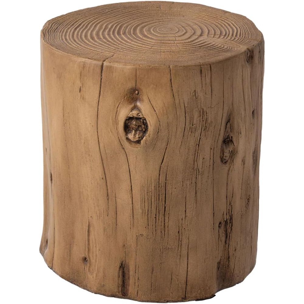 Wooden Stump-Inspired Side Tab - Outdoor Lighting Accent avis et prix