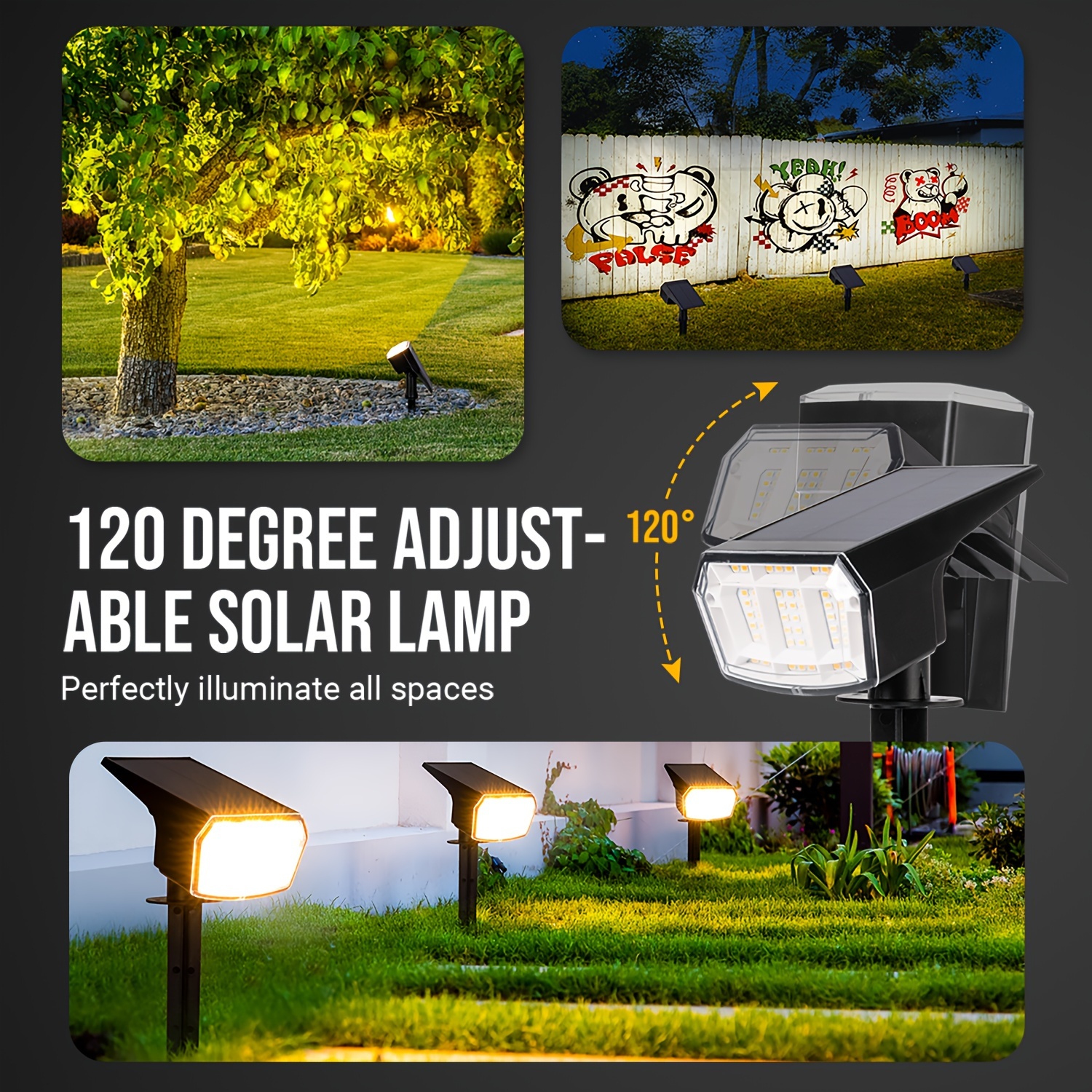 12/6/4 Pack Solar Outdoor Ligh - Outdoor Lighting Accent avis et prix