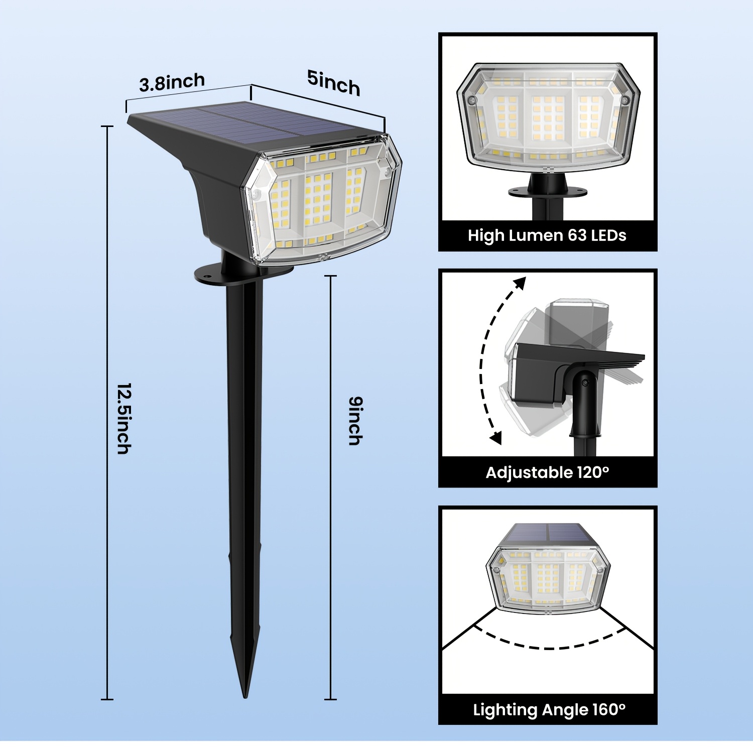 12/6/4 Pack Solar Outdoor Ligh - Outdoor Lighting Accent avis et prix