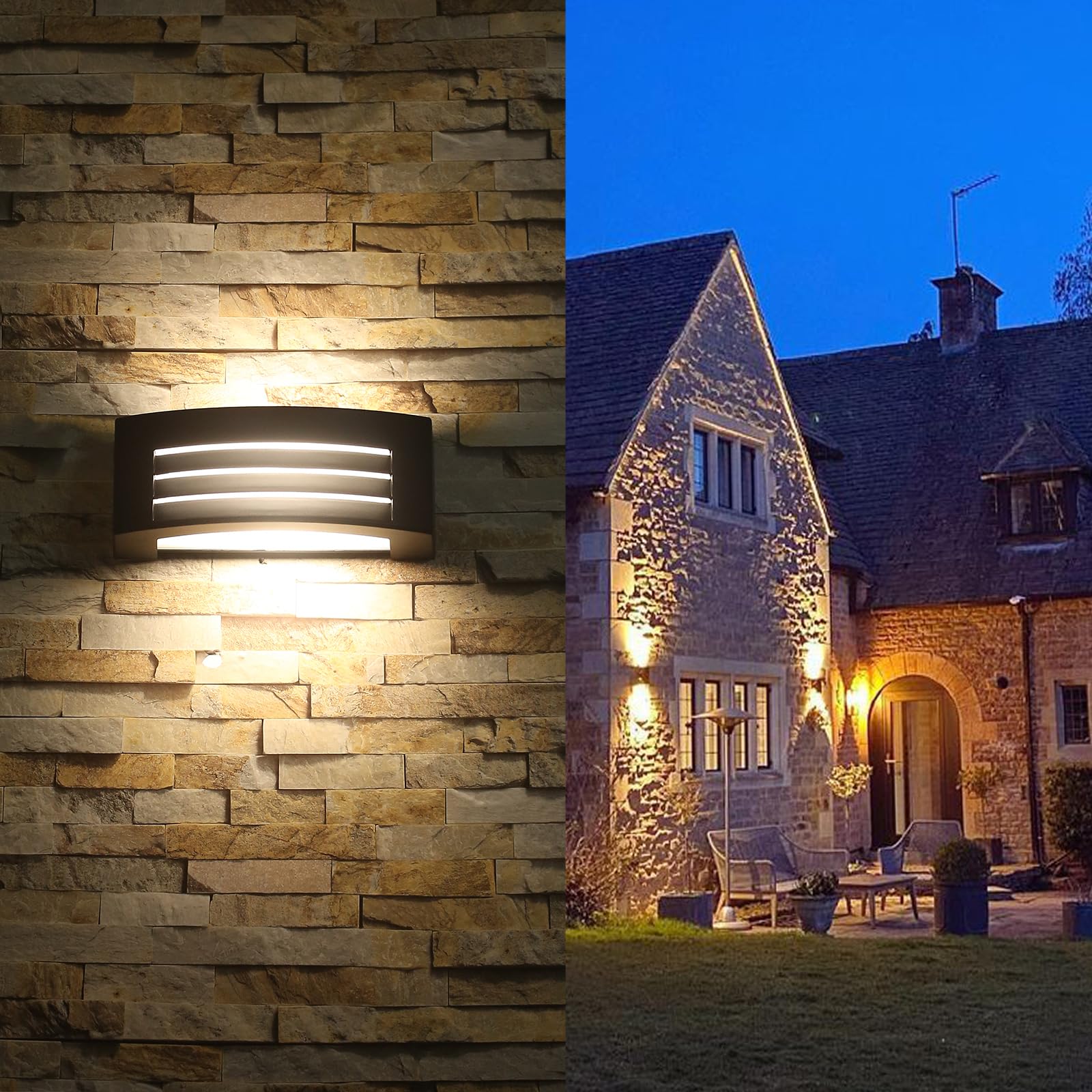 Outdoor Wall Light, Aluminum E - Outdoor Lighting Mains Powered avis et prix