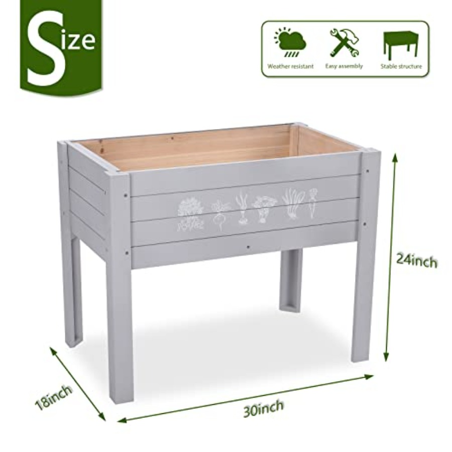 Light Blue Wooden Elevated Rai - Outdoor Lighting Diy avis et prix