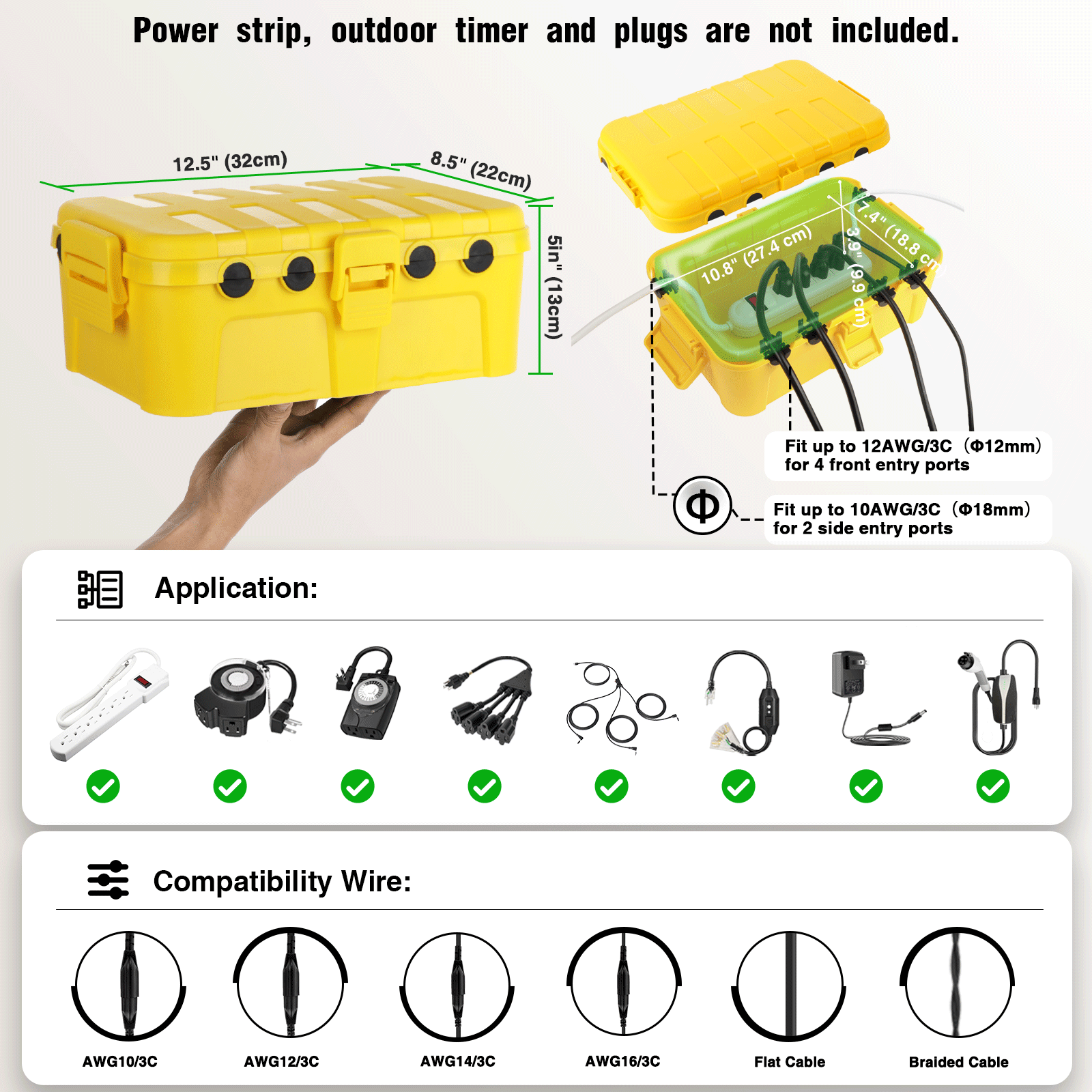 Extra Large Outdoor Waterproof - Outdoor Lighting Box avis et prix