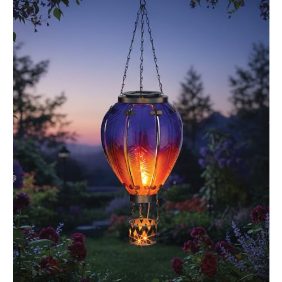 23.5 Inch Hot Air Balloon Sola - Solar Lantern Hanging avis et prix