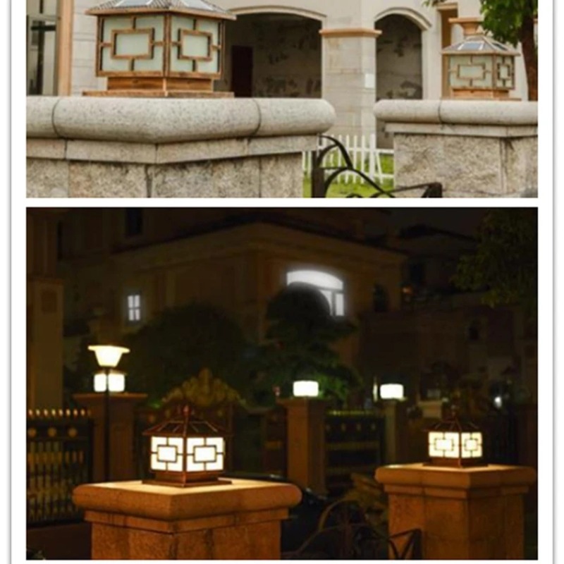 Solar Powered Waterproof Post  - Outdoor Lighting Mains Powered avis et prix