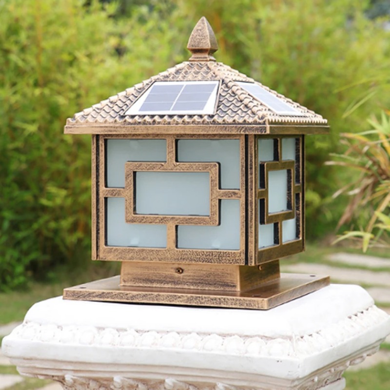 Solar Powered Waterproof Post  - Outdoor Lighting Mains Powered avis et prix