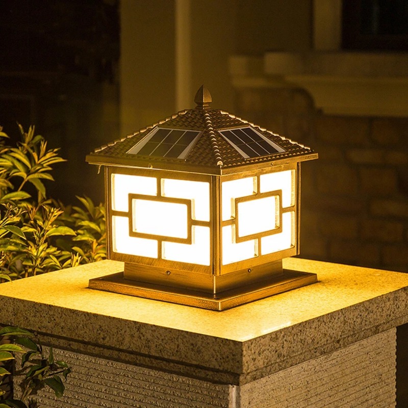 Solar Powered Waterproof Post  - Outdoor Lighting Mains Powered avis et prix