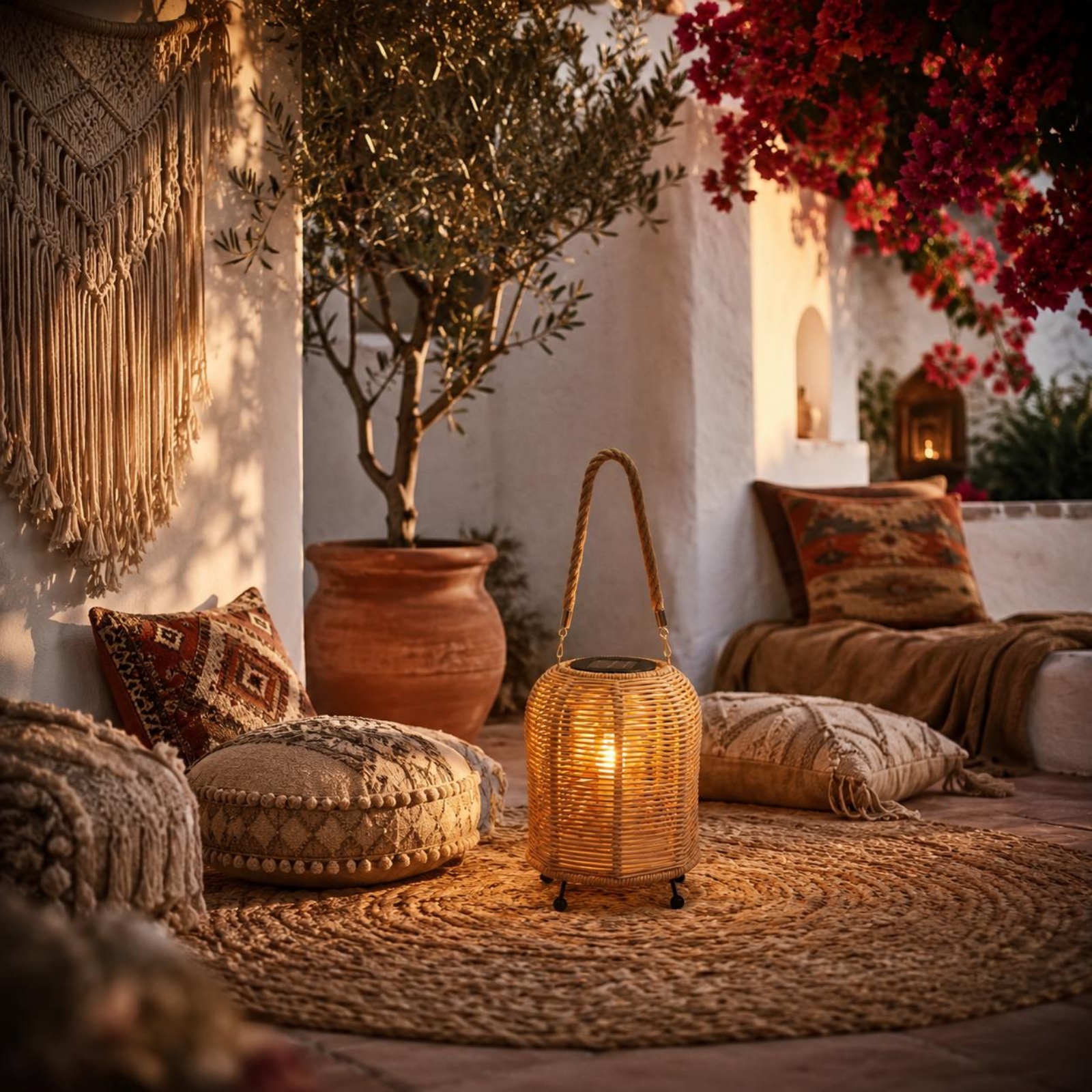 Handwoven Solar Lantern Warm L - Solar Lantern Hanging avis et prix