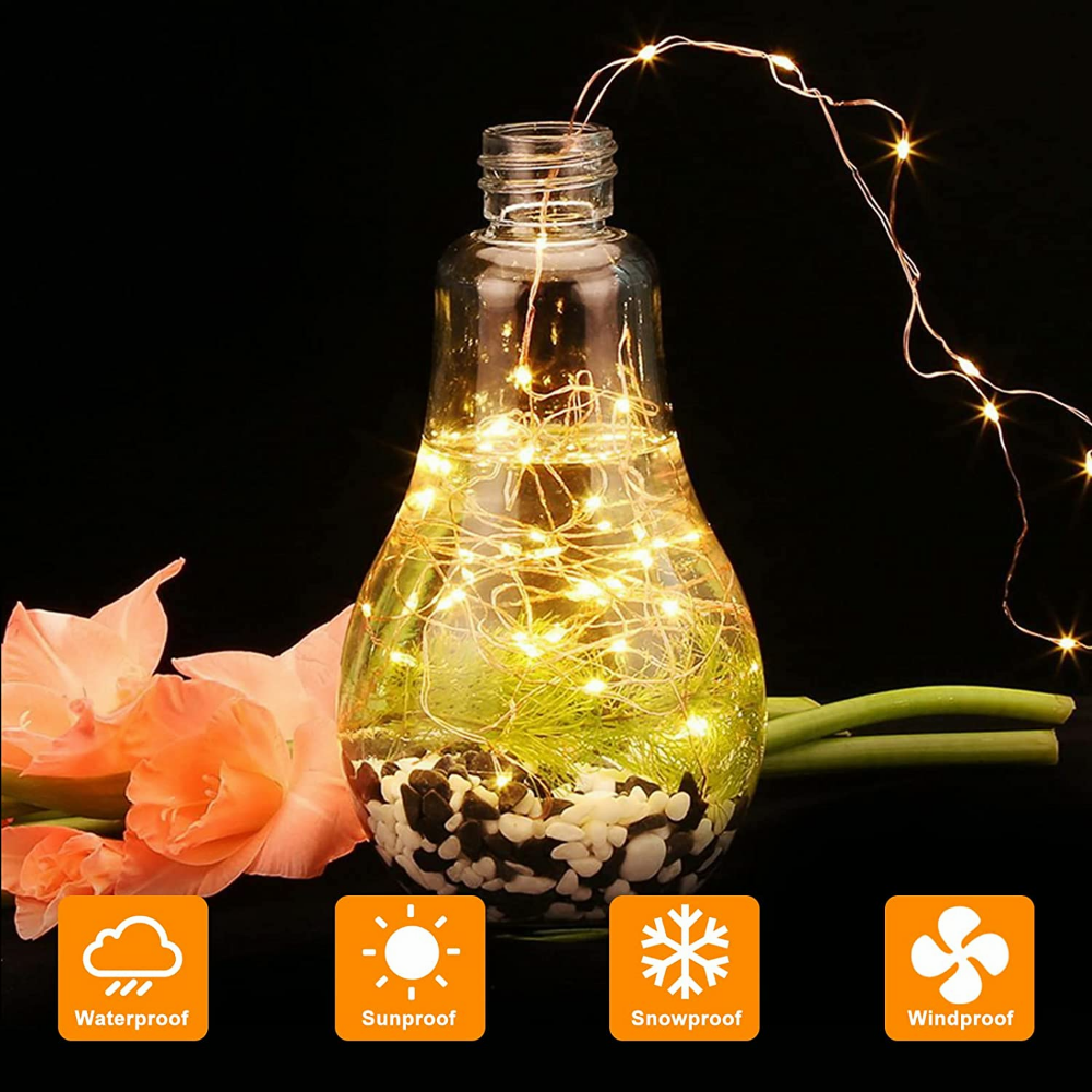 2 Pack Solar Fairy Lights 300L - Outdoor Lighting No Wiring avis et prix