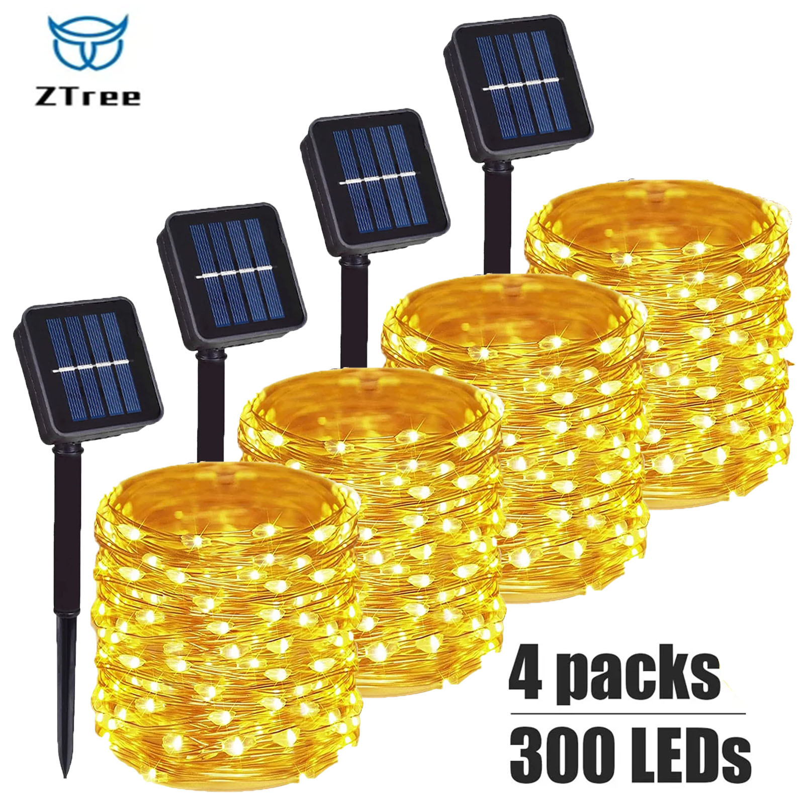 1~4Pcs Solar String Lights Out - Outdoor Lighting No Wiring avis et prix