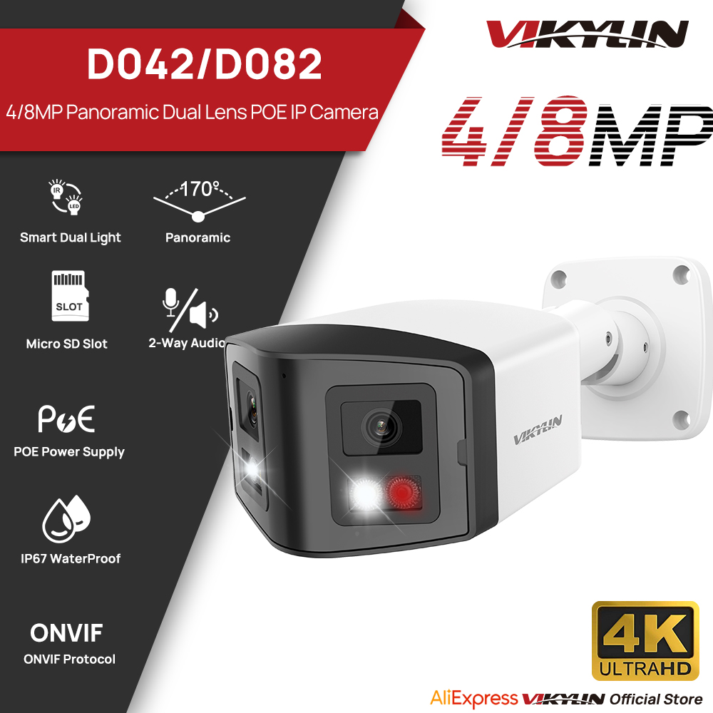VIKYLIN 170° Panoramic Securit - Outdoor Lighting Mains Powered avis et prix