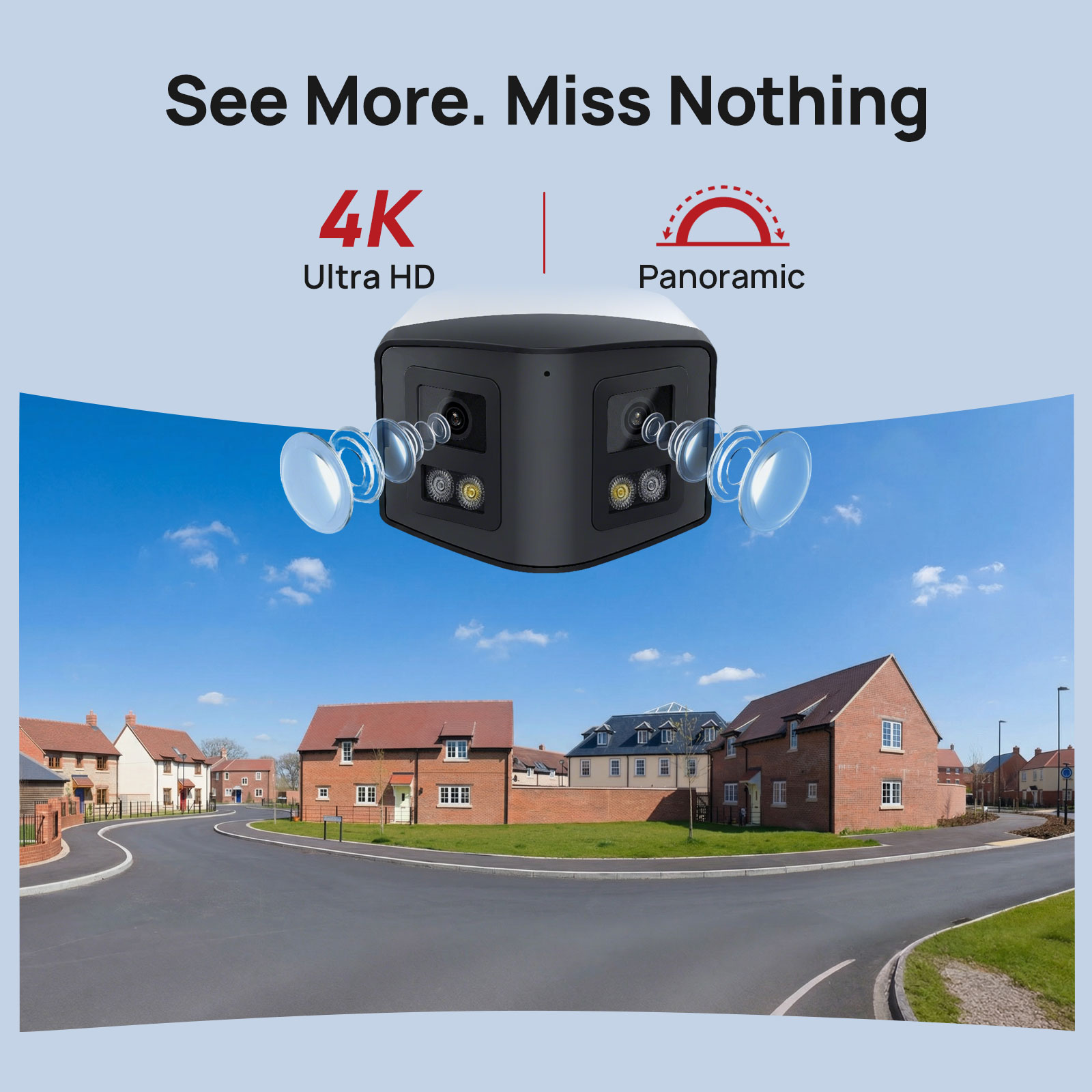 VIKYLIN 170° Panoramic Securit - Outdoor Lighting Mains Powered avis et prix