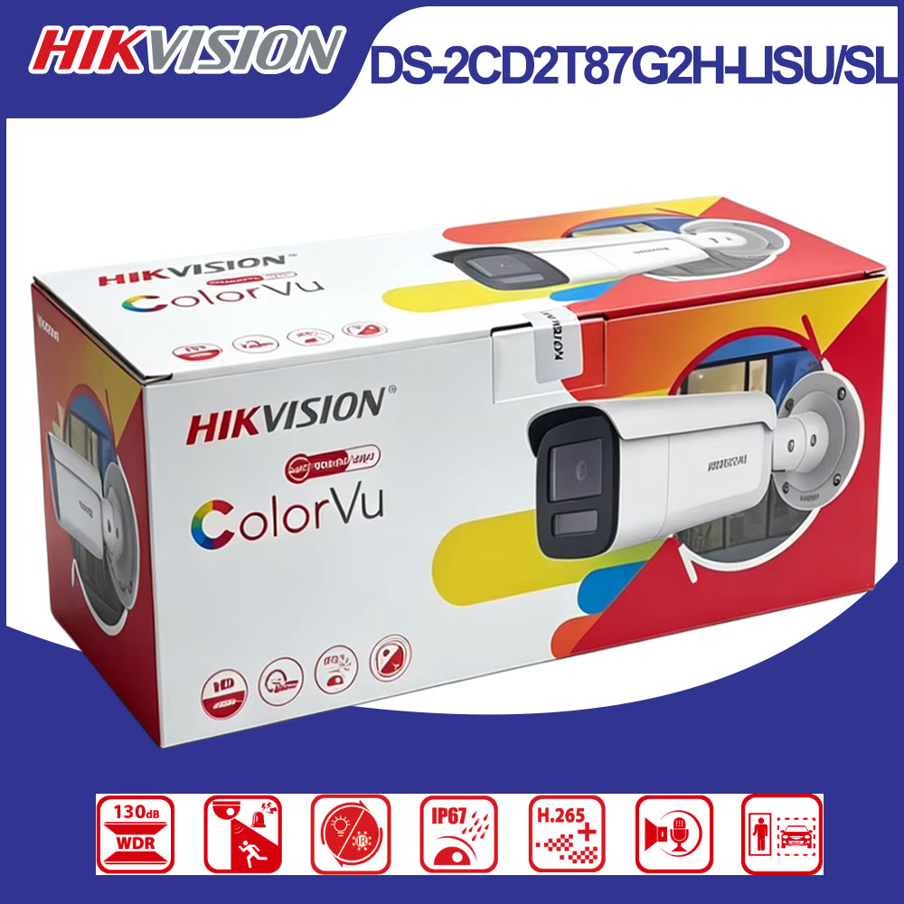 Hikvision DS-2CD2T87G2H-LISU/S - Outdoor Lighting Mains Powered avis et prix