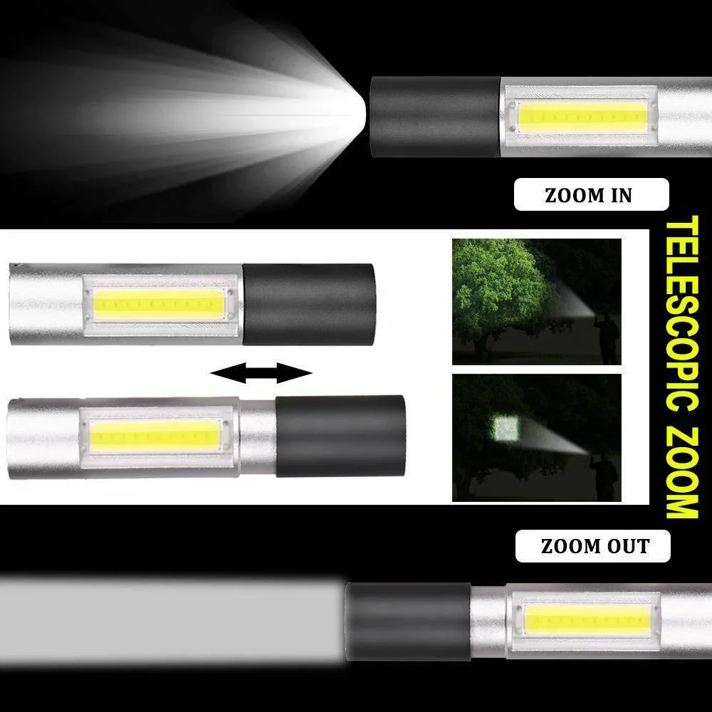 Mini LED Flashlight Zoomable U - Outdoor Lighting Ideas For Party avis et prix