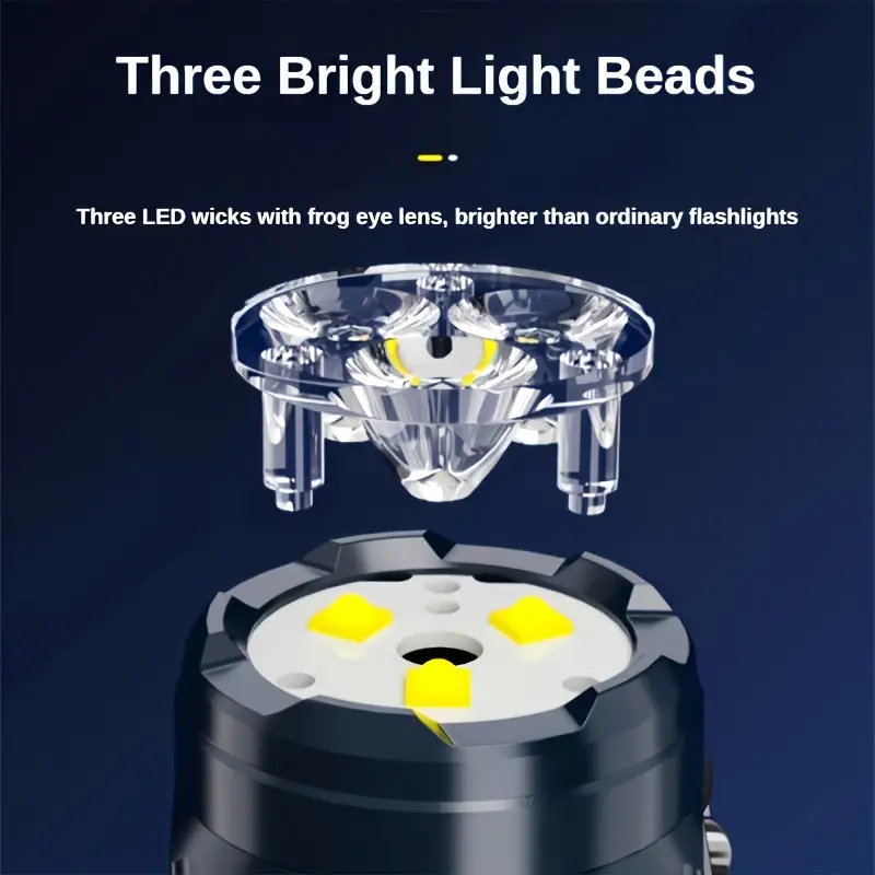 Mini 3LED Flashlight With Pen  - Outdoor Lighting Ideas avis et prix