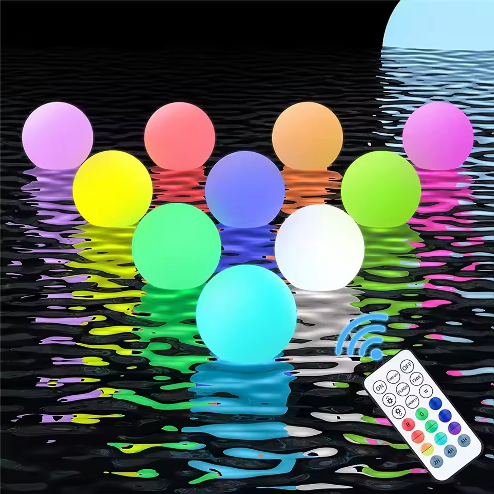 1-5PCS Floating Pool Lights wi - Outdoor Lighting Ideas For Party avis et prix
