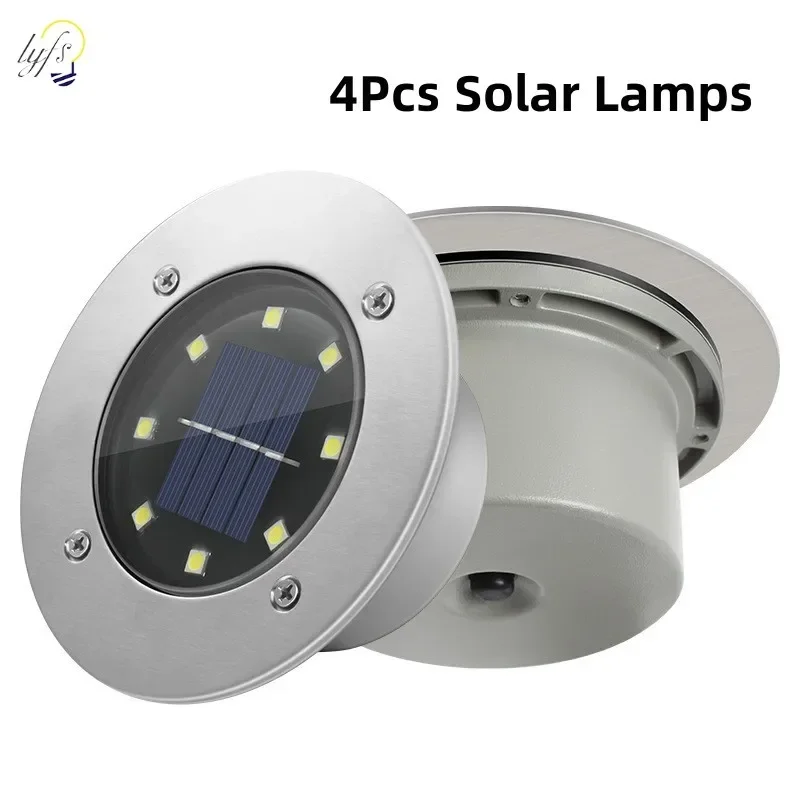 4Pcs LED Solar Garden Lights O - Outdoor Lighting Experts avis et prix