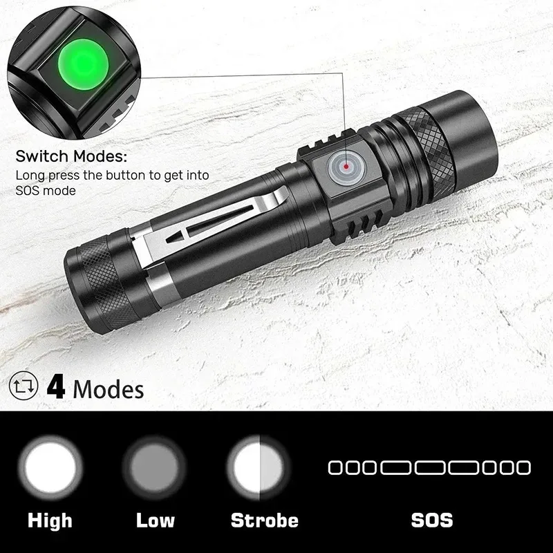 T6 LED Rechargeable Flashlight - Outdoor Lighting Ideas avis et prix