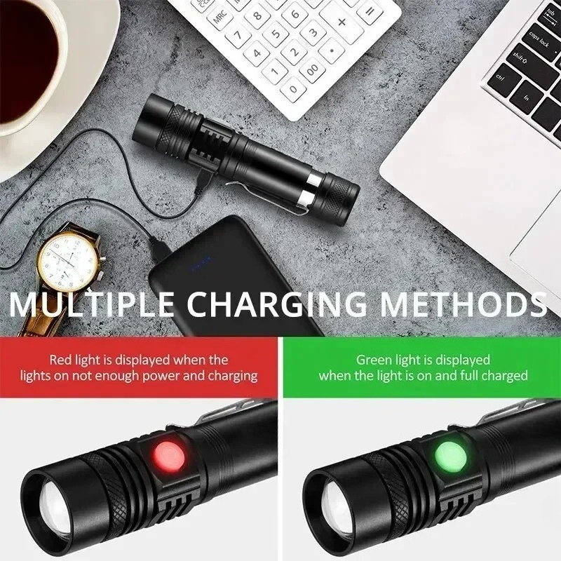 T6 LED Rechargeable Flashlight - Outdoor Lighting Ideas avis et prix