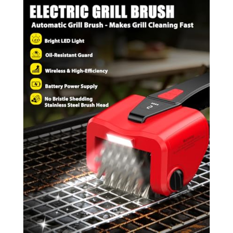Outdoor electric grill brush f - Outdoor Lighting Accent avis et prix
