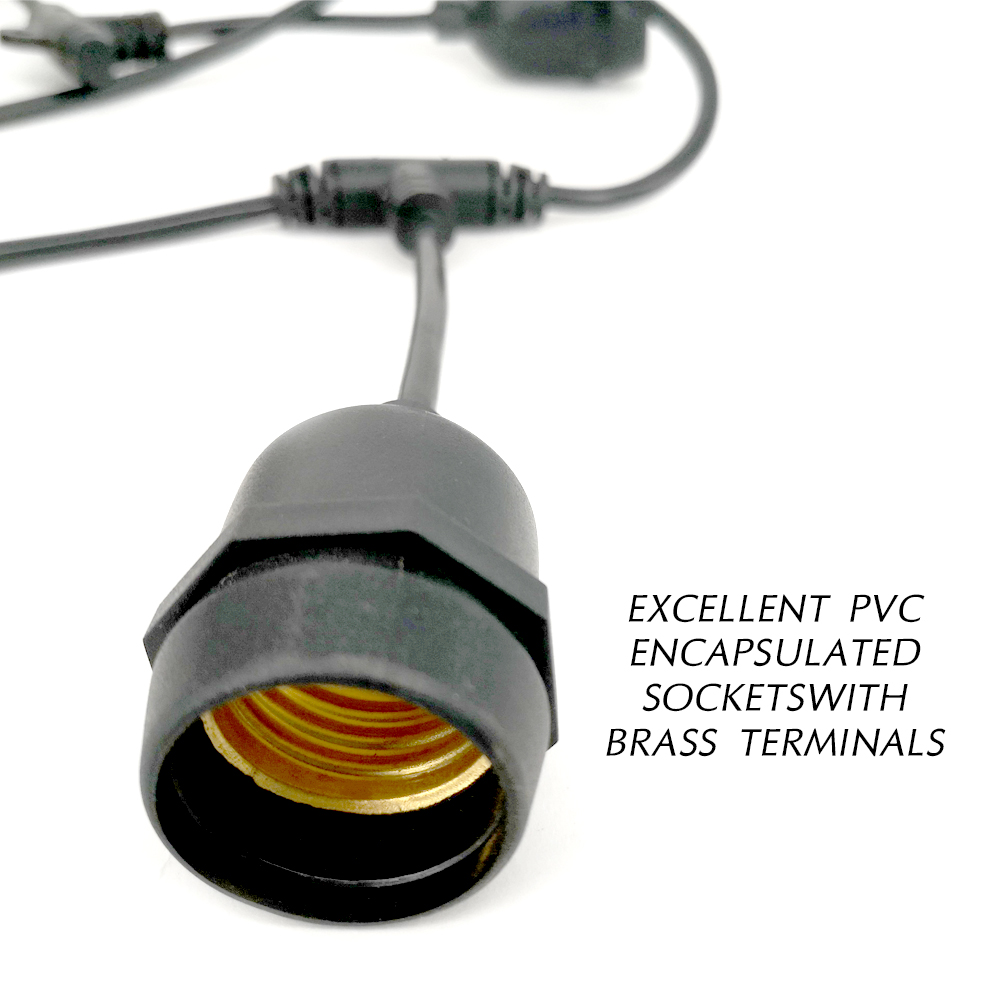 10/20/30m E27 Commercial Grade - Outdoor Lighting No Wiring avis et prix