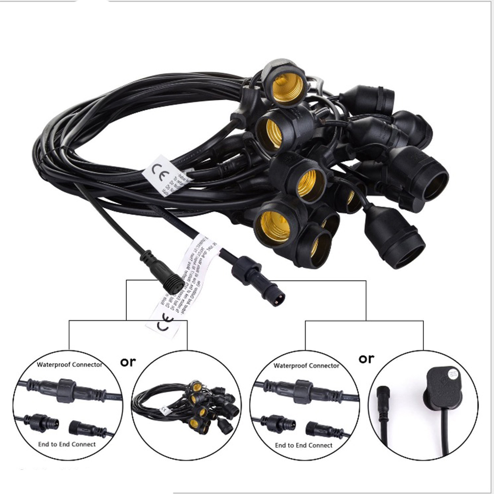 10/20/30m E27 Commercial Grade - Outdoor Lighting No Wiring avis et prix