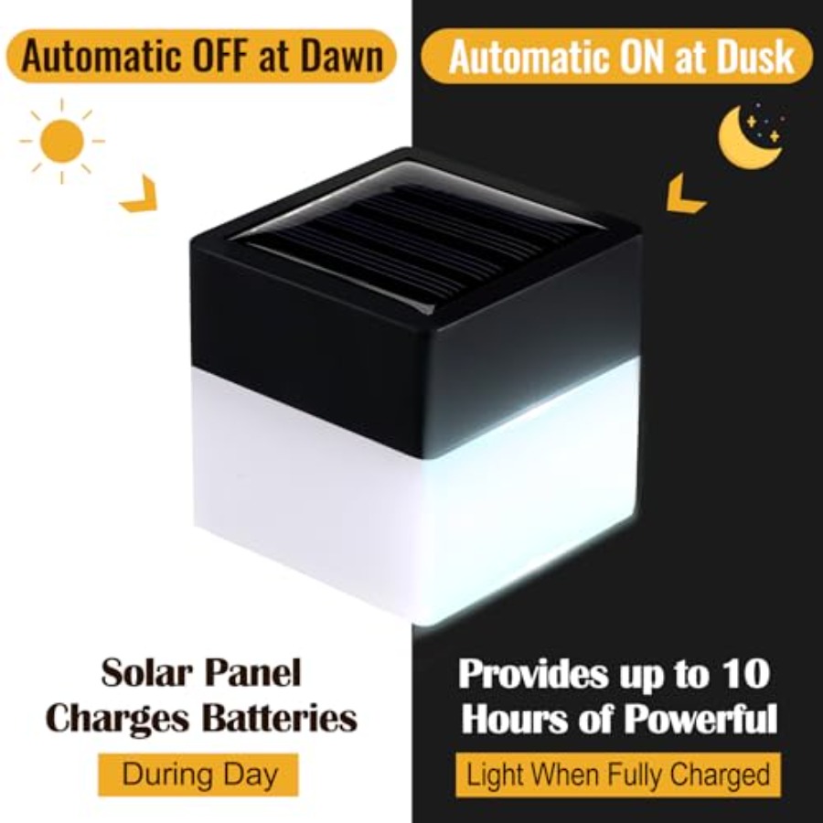 20 Pack Solar Fence Post Cap L - Post Cap Light avis et prix