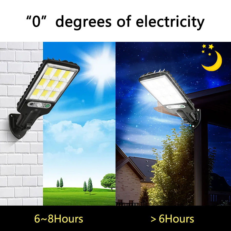 108COB Outdoor Solar Street Li - Outdoor Lighting Experts avis et prix