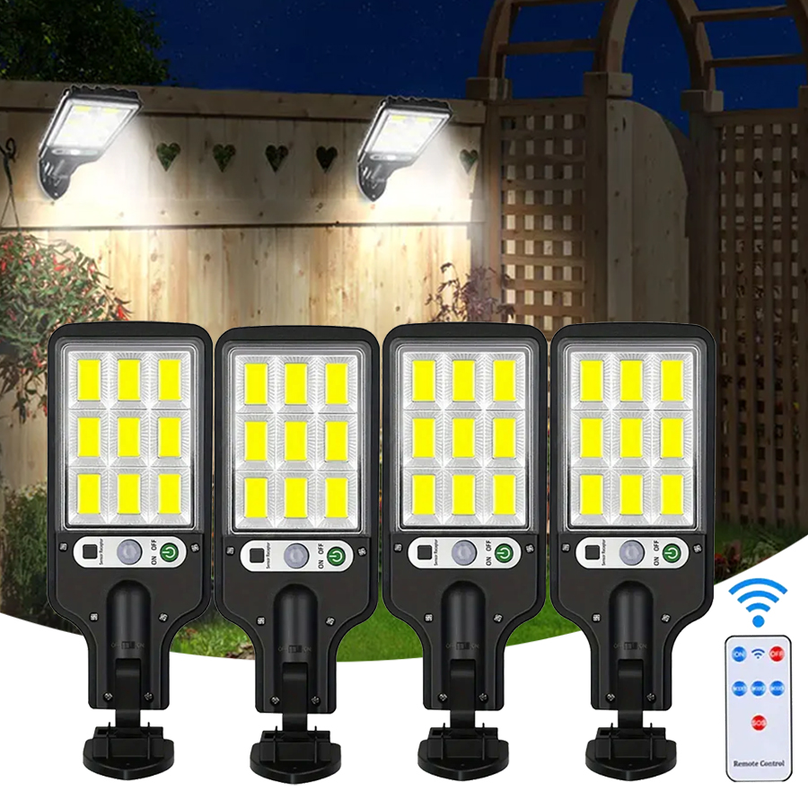 108COB Outdoor Solar Street Li - Outdoor Lighting Experts avis et prix